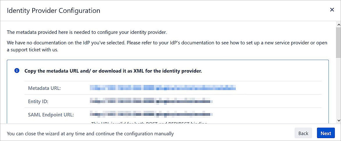 Identity Provider Configuration
